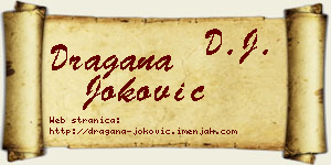Dragana Joković vizit kartica